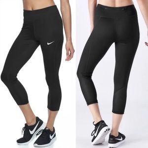 NIKE Power Sprinter Running Capri Crop Leggings SIZE XS